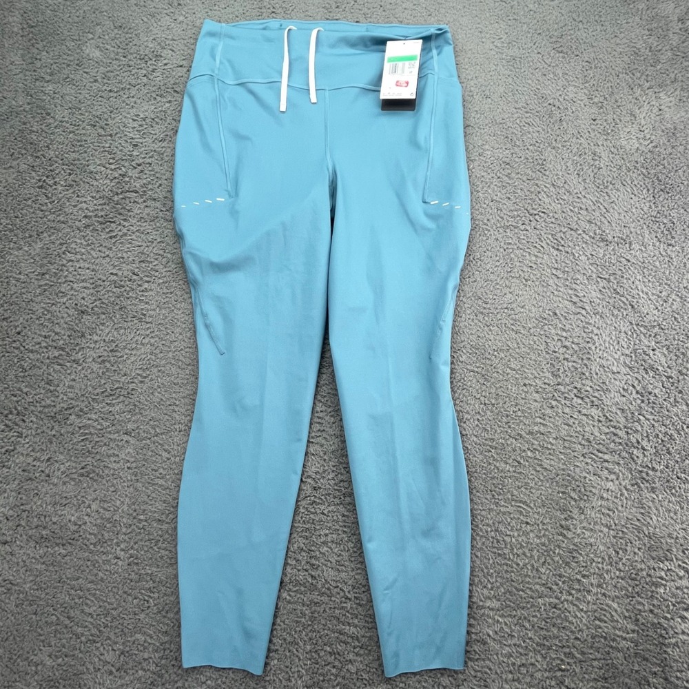 Nike‎ Swift Running Tights Womens XL Extra Large High Rise 7/8 Length Blue